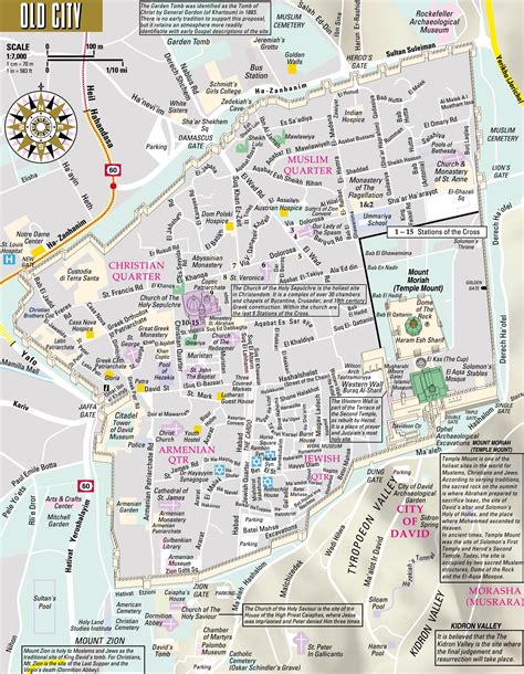 jerusalem tourist map|jerusalem street map english.